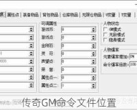 传奇GM命令文件位置