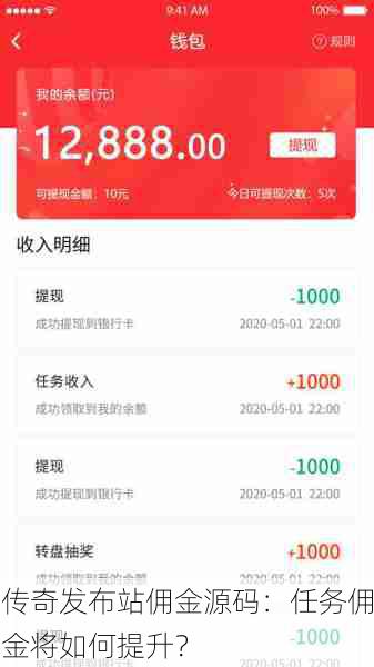 传奇发布站佣金源码：任务佣金将如何提升？